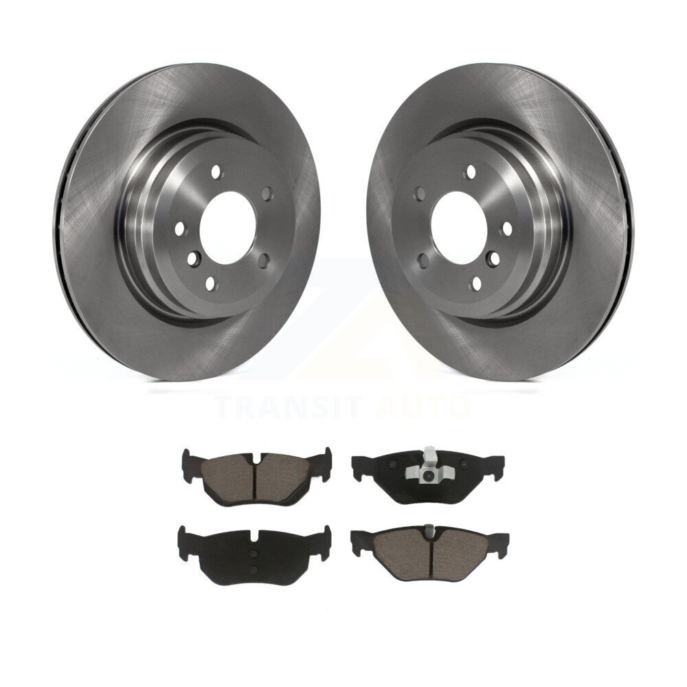 Rear Brake Rotor Ceramic Pad Kit For 2012 BMW X1 xDrive28i With 336mm Diameter K8C-103202