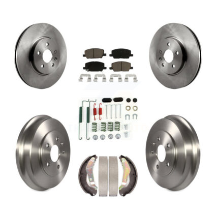 Front Rear Disc Brake Rotors Ceramic Pads And Drum Kit (7Pc) For Chevrolet Trax K8C-103208