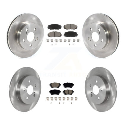 Front Rear Brake Rotor And Ceramic Pad Kit For Toyota Corolla With Electric Parking K8C-103247