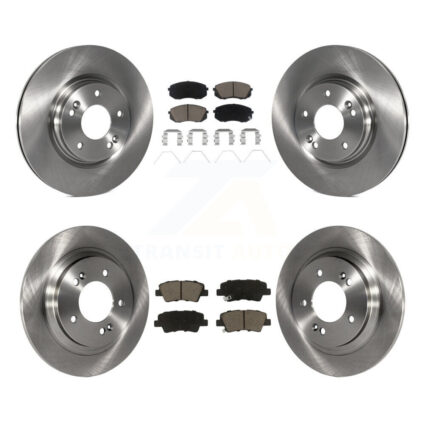 Front Rear Disc Brake Rotors And Ceramic Pads Kit For Hyundai Elantra GT K8C-103280
