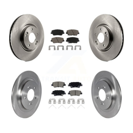 Front Rear Disc Brake Rotors And Ceramic Pads Kit For 2019-2020 Hyundai Nexo K8C-103290