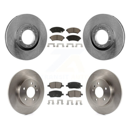 Front Rear Disc Brake Rotors And Ceramic Pads Kit For 2005 Pontiac Montana SV6 with FWD K8C-103291
