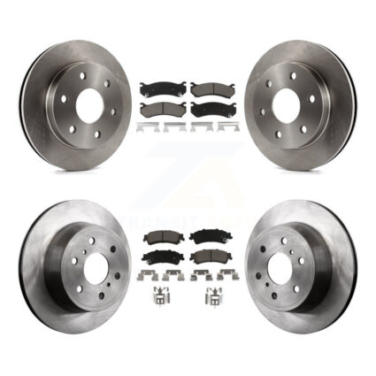 Front Rear Disc Brake Rotors And Ceramic Pads Kit For GMC Sierra 1500 Classic K8C-103293
