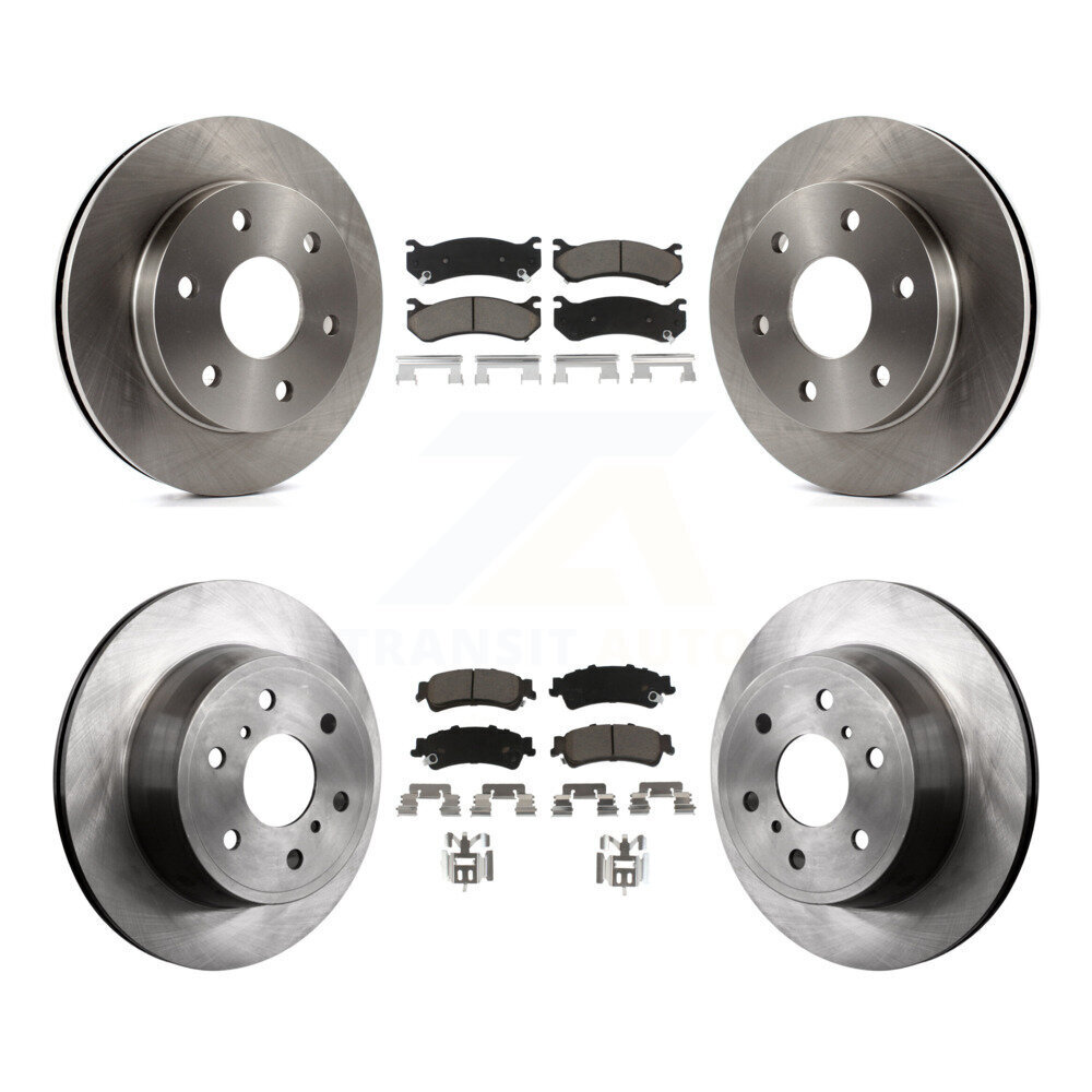 Front Rear Disc Brake Rotors And Ceramic Pads Kit For GMC Sierra 1500 Classic K8C-103293
