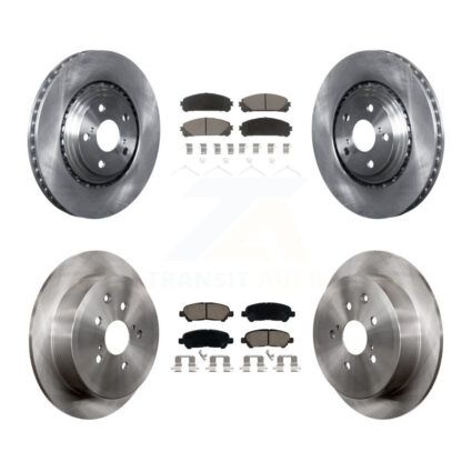 Front Rear Disc Brake Rotors And Ceramic Pads Kit For Toyota Highlander K8C-103296