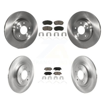 Front Rear Disc Brake Rotors And Ceramic Pads Kit For 2019 Kia Niro EV K8C-103304