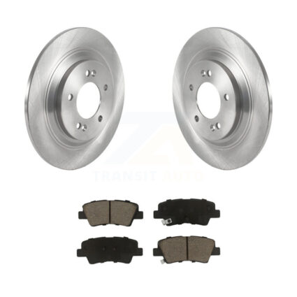 Rear Disc Brake Rotors And Ceramic Pads Kit For Hyundai Kona Electric Kia Soul EV Niro K8C-103310