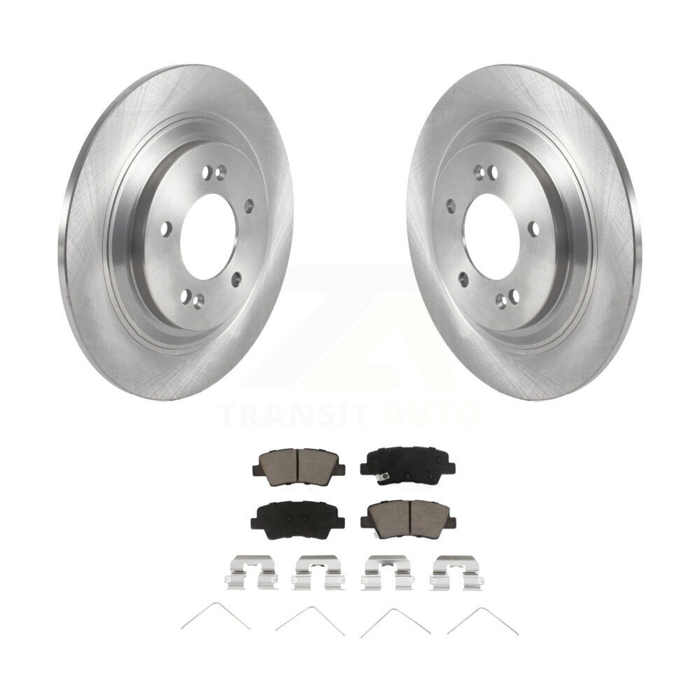 Rear Disc Brake Rotors And Ceramic Pads Kit For 2019 Kia Niro EV K8C-103311