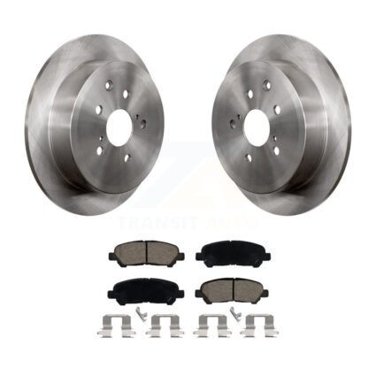 Rear Disc Brake Rotors And Ceramic Pads Kit For Toyota Highlander K8C-103318