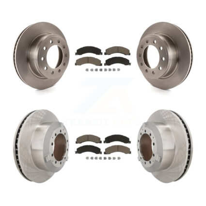 Front Rear Brake Rotor & Ceramic Pad Kit For Ram Dodge Sterling Truck 4500 5500 Bullet 45 K8C-103352