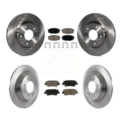 Front Rear Brake Rotors Ceramic Pad Kit For 2022 Hyundai Kona With Electric Parking K8C-103367