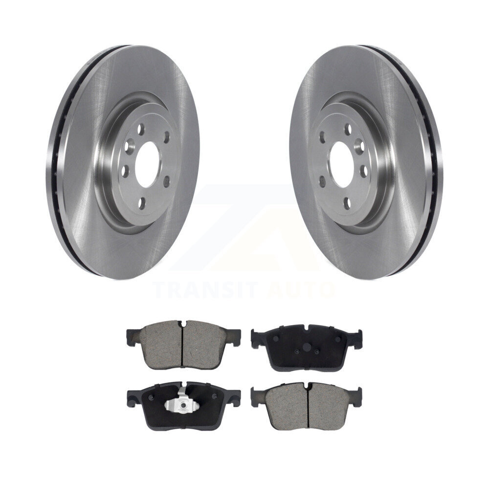 Front Disc Brake Rotors Ceramic Pad Kit For Jaguar F-Pace With 350mm Diameter Rotor K8C-103374