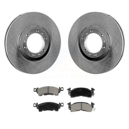 Front Disc Brake Rotor And Ceramic Pad Kit For 1992-1993 Cadillac Commercial Chassis 5.7L K8C-103375