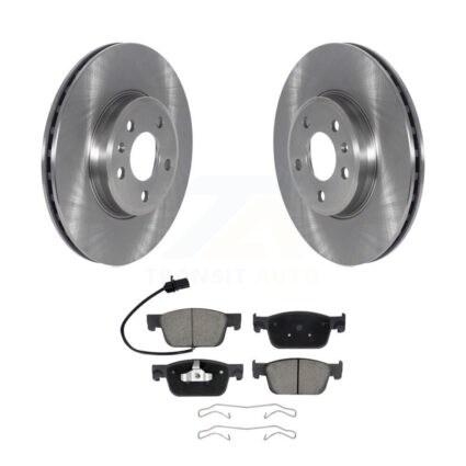 Front Disc Brake Rotors And Ceramic Pads Kit For Audi A4 With 314mm Diameter Rotor K8C-103377