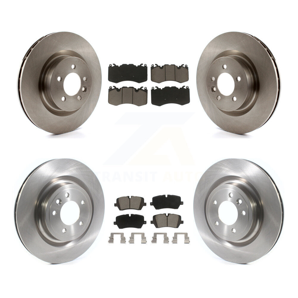 Front Rear Disc Brake Rotors And Ceramic Pads Kit For 2016 Land Rover Range 3.0L K8C-103378