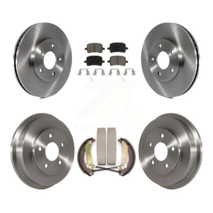 Front Rear Brake Rotors Ceramic Pad Drum Kit For 09 Chevrolet HHR LT Panel/LS Panel/LT/LS K8C-103395