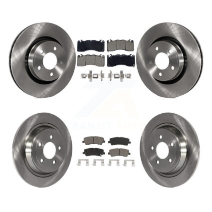 Front Rear Brake Rotor & Ceramic Pad Kit For Ford Mustang V6 with 3.7L With Brembo Brakes K8C-103402