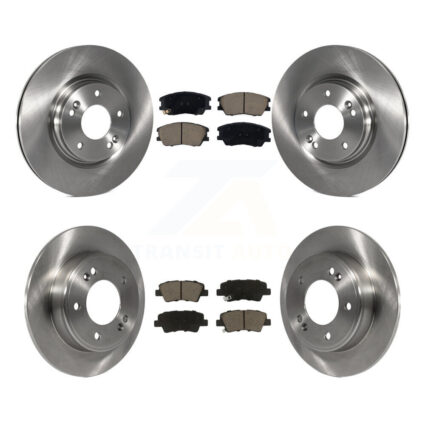 Front Rear Disc Brake Rotors And Ceramic Pads Kit For Kia Soul K8C-103409