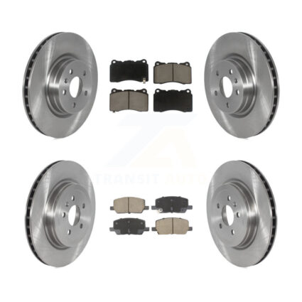 Front Rear Disc Brake Rotor Ceramic Pad Kit For Tesla X S With Single Piston Caliper K8C-103415