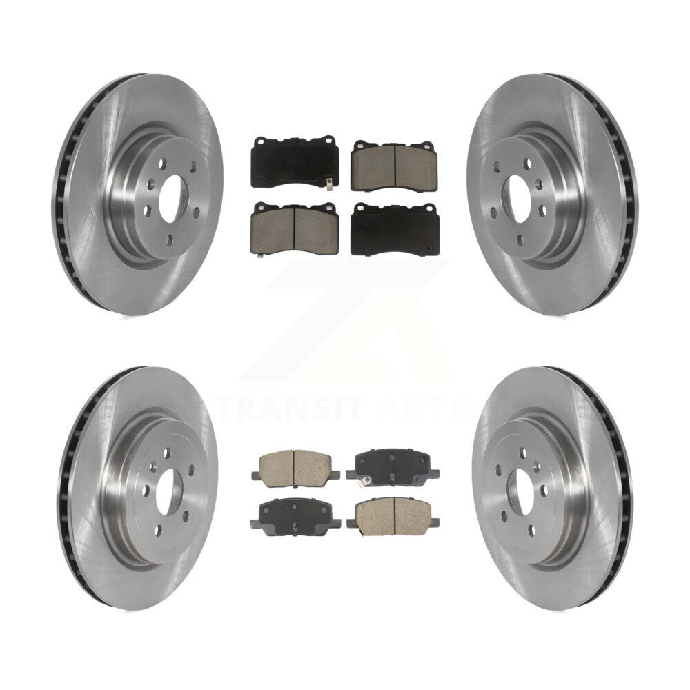 Front Rear Disc Brake Rotor Ceramic Pad Kit For Tesla X S With Single Piston Caliper K8C-103415