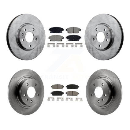 Front Rear Disc Brake Rotor Ceramic Pad Kit For Chevrolet Cruze Buick Verano Orlando Volt K8C-103420