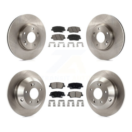 Front Rear Disc Brake Rotors And Ceramic Pads Kit For Hyundai Santa Fe Kia Sorento K8C-103422