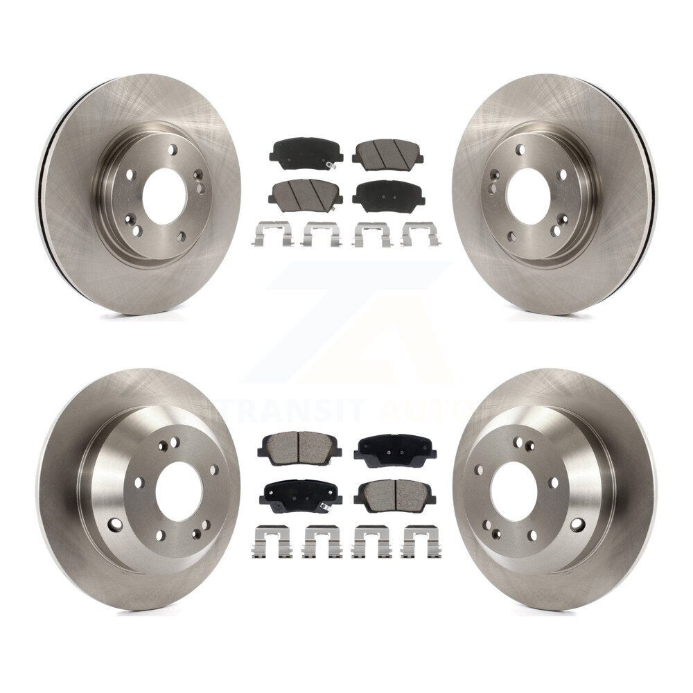Front Rear Disc Brake Rotors And Ceramic Pads Kit For Hyundai Santa Fe Kia Sorento K8C-103422