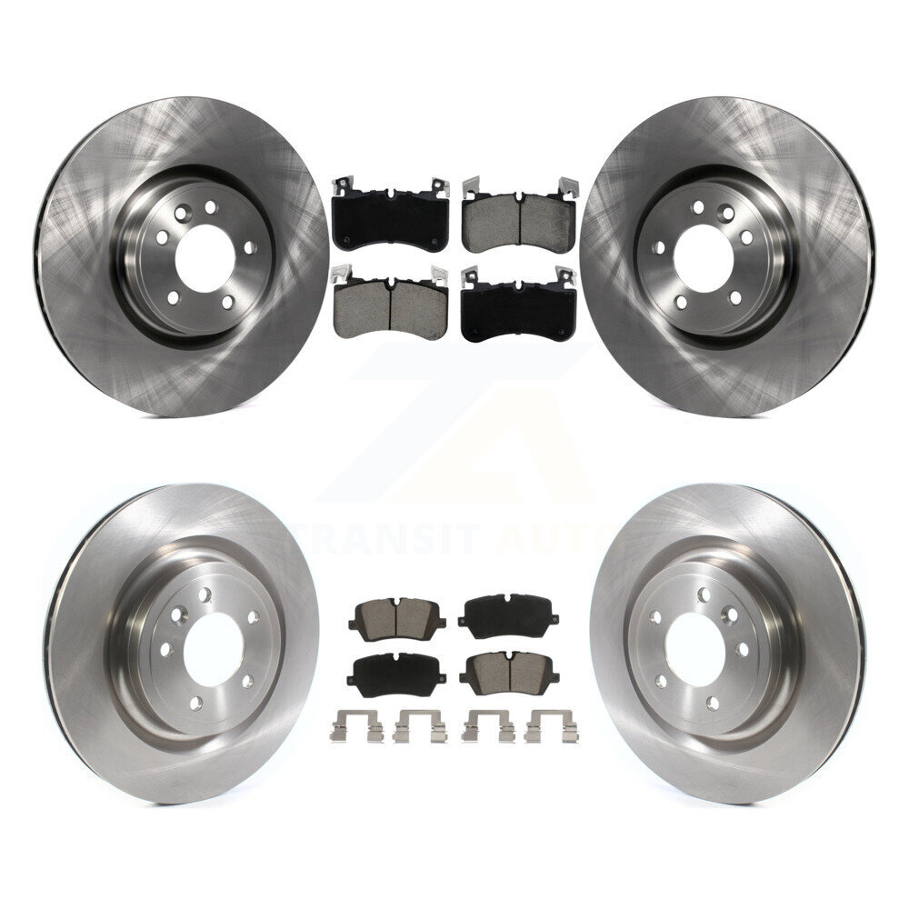 Front Rear Disc Brake Rotors And Ceramic Pads Kit For Land Rover Range K8C-103427