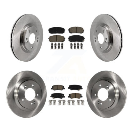 Front Rear Disc Brake Rotors And Ceramic Pads Kit For Hyundai Sonata Kia K5 K8C-103431