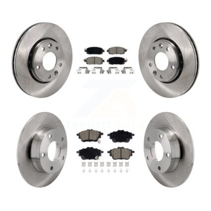 Front Rear Disc Brake Rotors Ceramic Pad Kit For 2020-2023 Nissan Sentra rear brakes K8C-103433