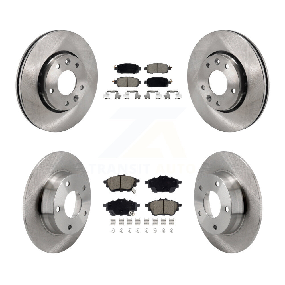 Front Rear Disc Brake Rotors Ceramic Pad Kit For 2020-2023 Nissan Sentra rear brakes K8C-103433