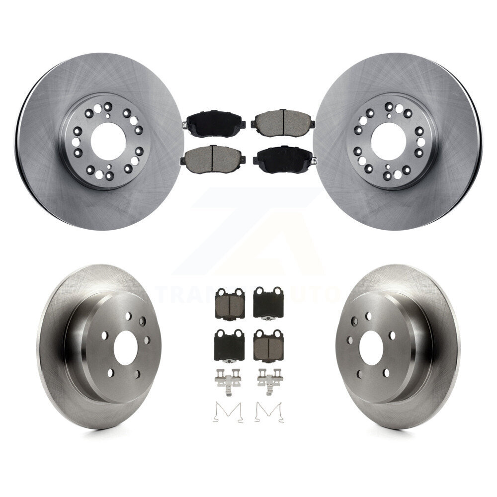 Front Rear Disc Brake Rotors And Ceramic Pads Kit For Lexus SC430 IS300 GS300 GS400 GS430 K8C-103436
