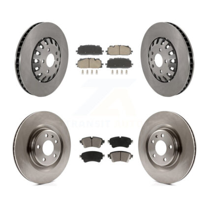 Front Rear Disc Brake Rotors And Ceramic Pads Kit For Audi A6 Quattro A7 Sportback K8C-103440