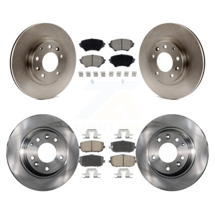 Front Rear Disc Brake Rotors And Ceramic Pads Kit For 2006-2015 Mazda MX-5 Miata K8C-103449