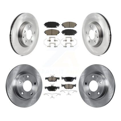 Front Rear Brake Rotor And Ceramic Pad Kit For Mazda CX-30 With 264mm Diameter K8C-103452