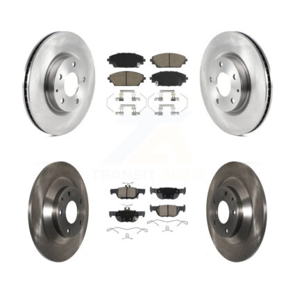 Front Rear Brake Rotor And Ceramic Pad Kit For Mazda CX-30 With 302mm Diameter K8C-103453