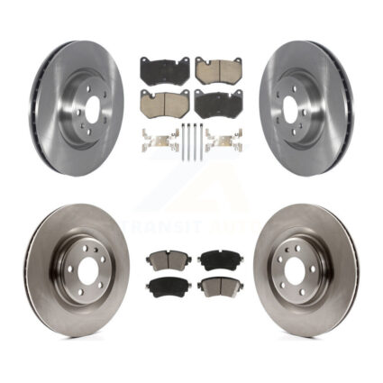 Front Rear Disc Brake Rotors And Ceramic Pads Kit For 2018 Audi Q5 With Brembo Calipers K8C-103456