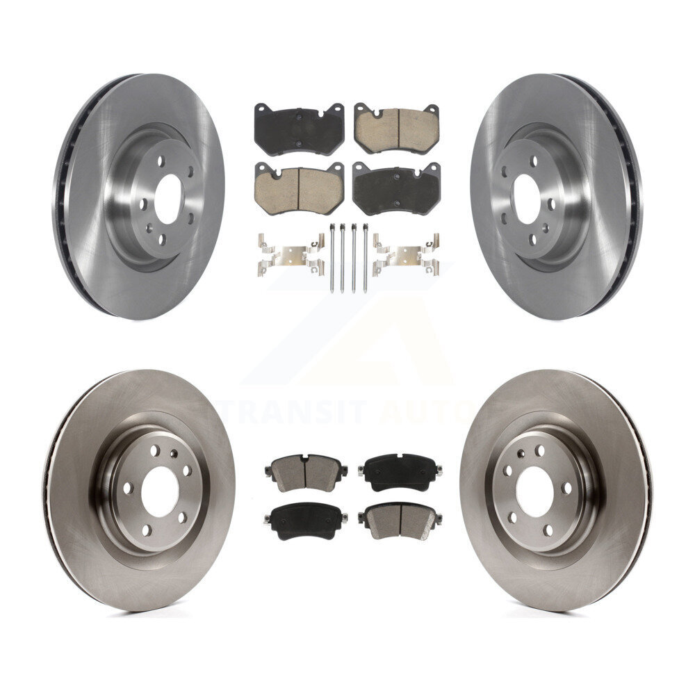 Front Rear Disc Brake Rotors And Ceramic Pads Kit For 2018 Audi Q5 With Brembo Calipers K8C-103456