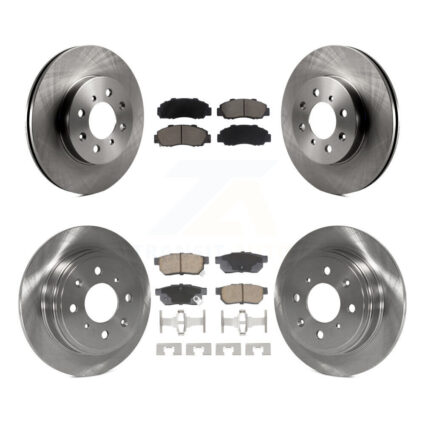 Front Rear Disc Brake Rotors And Ceramic Pads Kit For 1992-1993 Acura Integra GS-R K8C-103461
