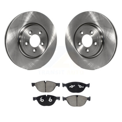 Front Disc Brake Rotor Ceramic Pad Kit For 2010 Jaguar XF With 326mm Diameter K8C-103473