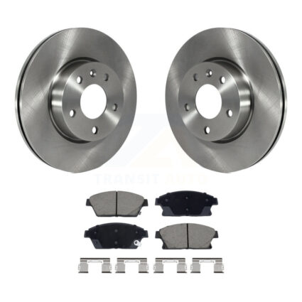 Front Disc Brake Rotors And Ceramic Pads Kit For Cadillac ATS K8C-103476