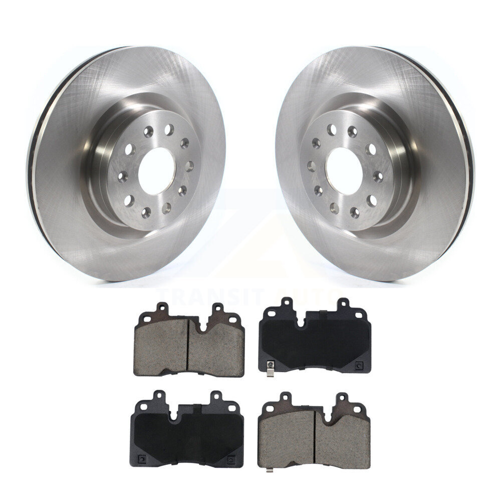 Front Disc Brake Rotors And Ceramic Pads Kit For Cadillac CT6 K8C-103477