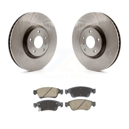 Front Disc Brake Rotors And Ceramic Pads Kit For INFINITI G37 G35 Q60 K8C-103478