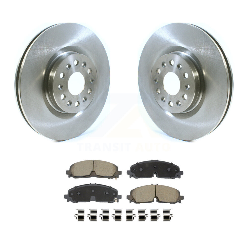 Front Disc Brake Rotors And Ceramic Pads Kit For 2021 Cadillac XT5 Buick Enclave XT6 K8C-103489