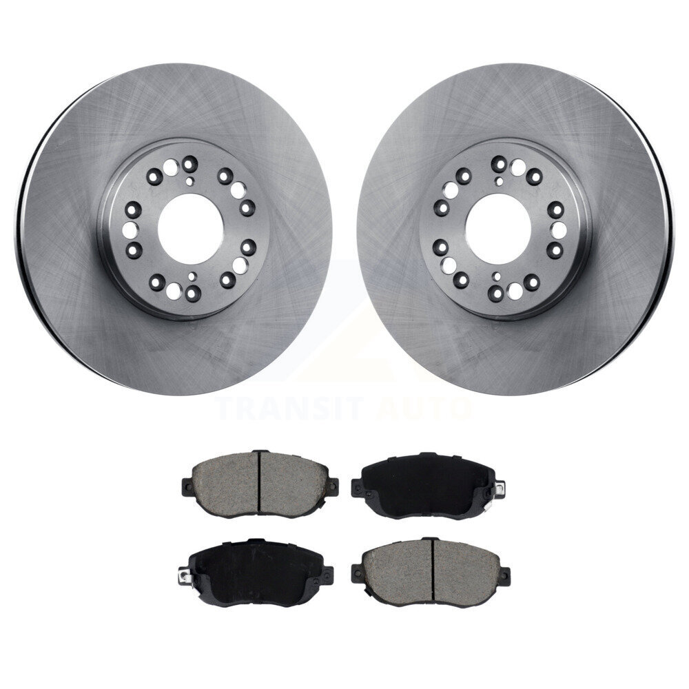 Front Disc Brake Rotors And Ceramic Pads Kit For Lexus SC430 IS300 GS300 GS400 GS430 K8C-103494