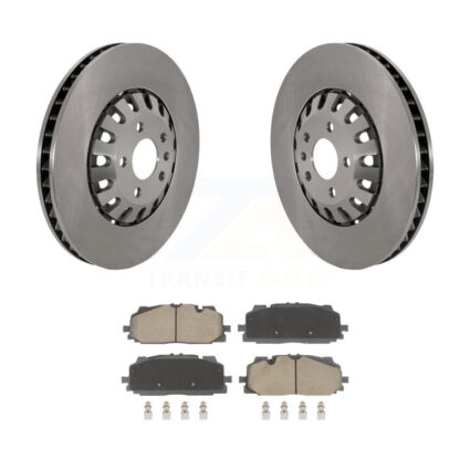 Front Disc Brake Rotors And Ceramic Pads Kit For Audi Q7 Q8 A6 Quattro A7 Sportback A8 K8C-103500