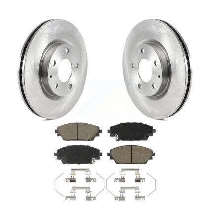Front Disc Brake Rotors And Ceramic Pads Kit For 2020-2023 Mazda CX-30 K8C-103508