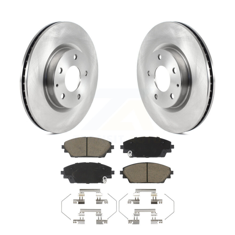 Front Disc Brake Rotors And Ceramic Pads Kit For 2020-2023 Mazda CX-30 K8C-103508