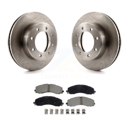 Front Disc Brake Rotors And Ceramic Pads Kit For Ram 2500 3500 K8C-103509