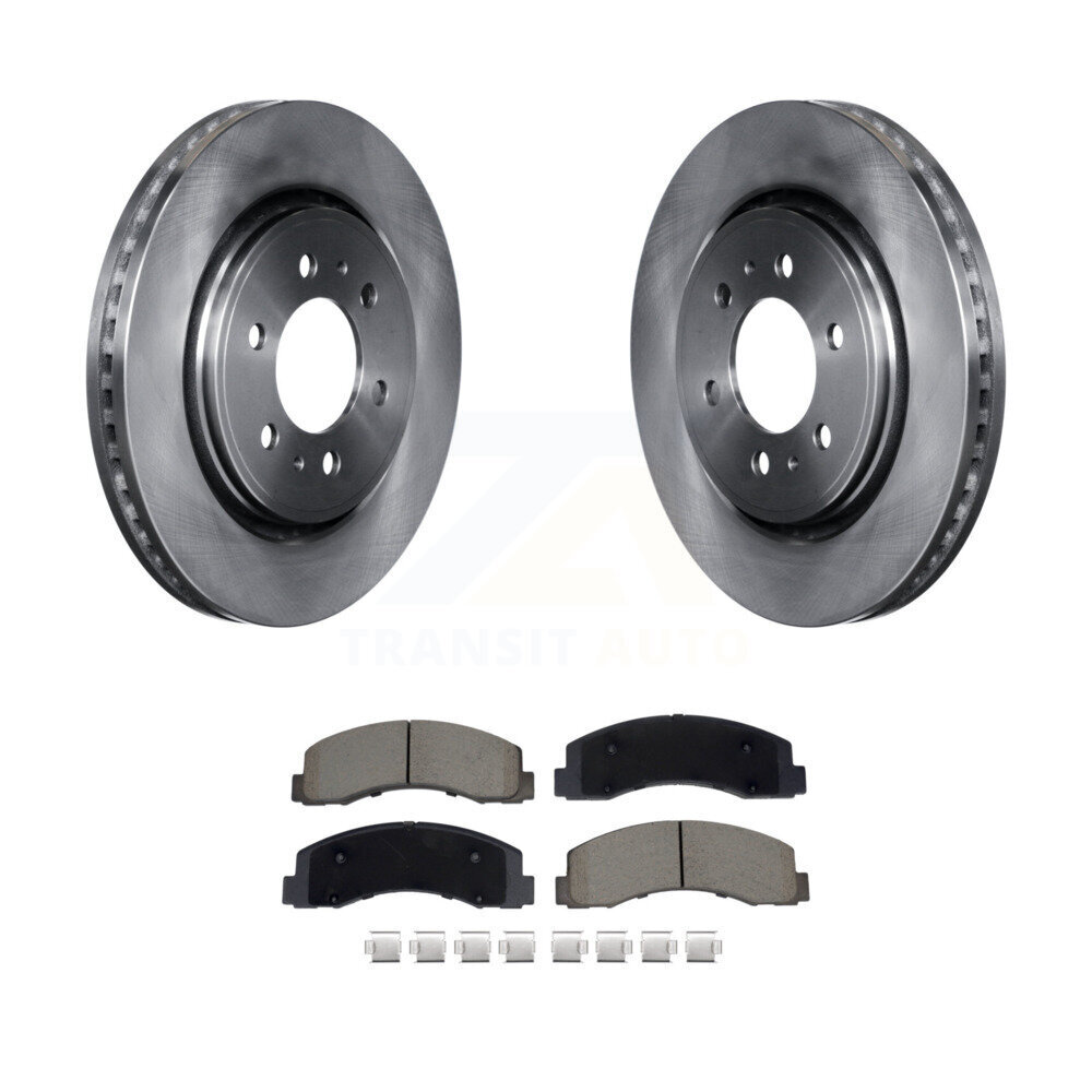 Front Disc Brake Rotors And Ceramic Pads Kit For Ford F-150 Expedition Lincoln Navigator K8C-103514
